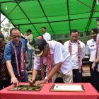 Bupati Sintang Deklarasi Desa ODF Di Desa Munguk Kelapa Kecamatan Ketungau Hilir