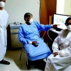 Bupati Sintang Besuk Pasien suspect Di Rumah Sakit Umum Ade M.Djoen Sintang